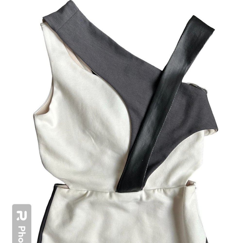 NATALIA ROMANO Cut Out Mini Bodycon Dress US M - Picture 3 of 6